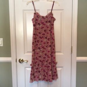 Nicole miller silk slip dress size 4